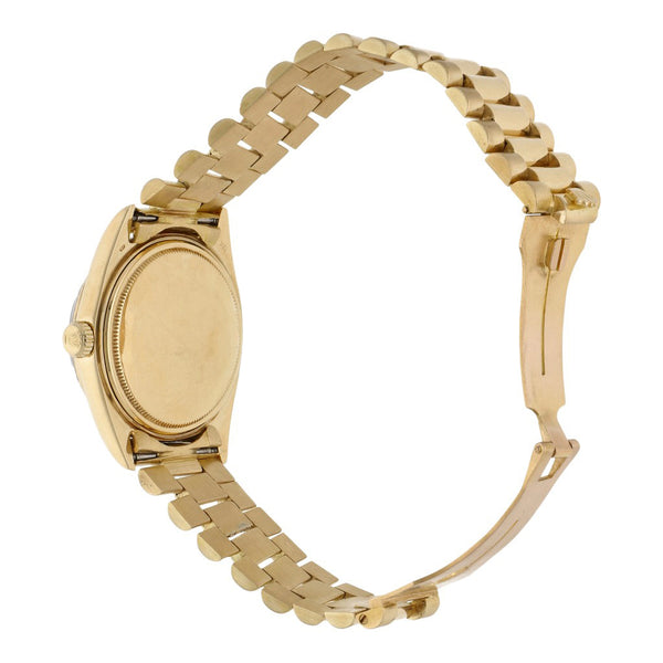 Reloj Rolex para caballero/Unisex modelo Oyster Perpetual Day-Date en oro amarillo 18 kilates.
