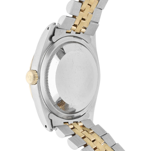 Reloj Rolex para caballero/unisex modelo Oyster Perpetual DateJust vistas oro amarillo 18 kilates.