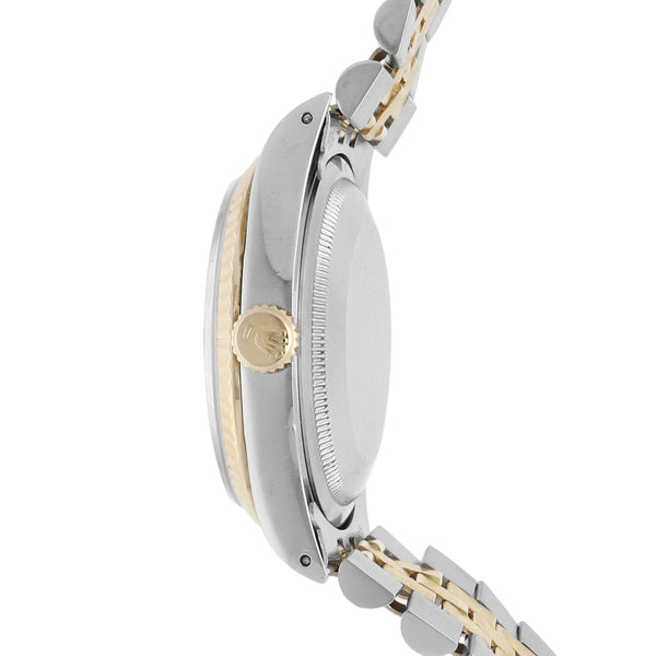 Reloj Rolex para caballero/unisex modelo Oyster Perpetual DateJust vistas oro amarillo 18 kilates.