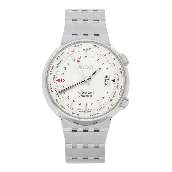 Reloj Mido para caballero modelo All Dial GMT.