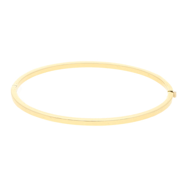 Pulsera de arillo articulado en oro amarillo 14 kilates.