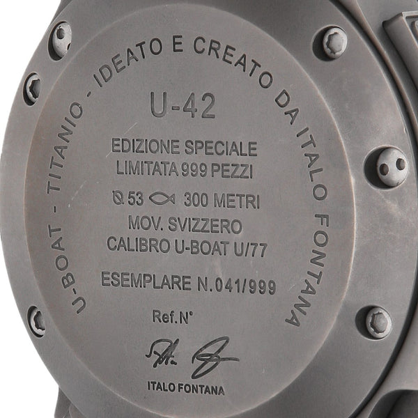 Reloj U-Boat para caballero modelo U-42.