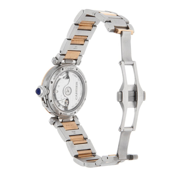 Reloj Cartier para caballero/unisex modelo Pasha vistas oro rosa 18 kilates.