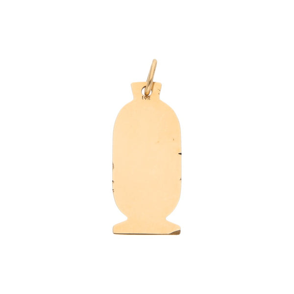 Dije diseño especial motivo figuras diferentes con esmalte en oro amarillo 14 kilates.