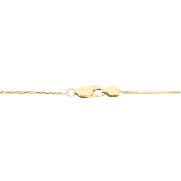 Pulsera eslabón combinado en oro amarillo 14 kilates.