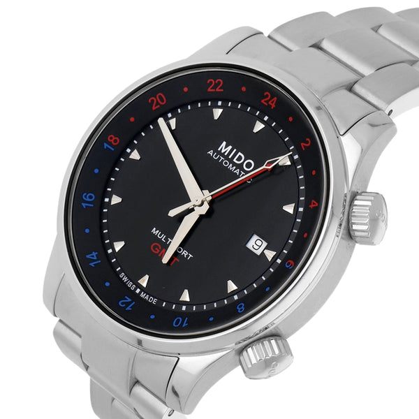 Reloj Mido para caballero modelo Multifort GMT.