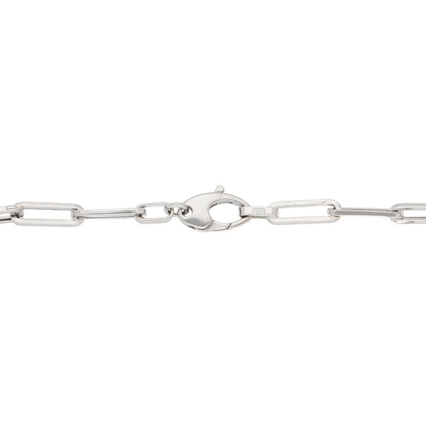 Pulsera eslabón cruzado en oro dos tonos 14 kilates.
