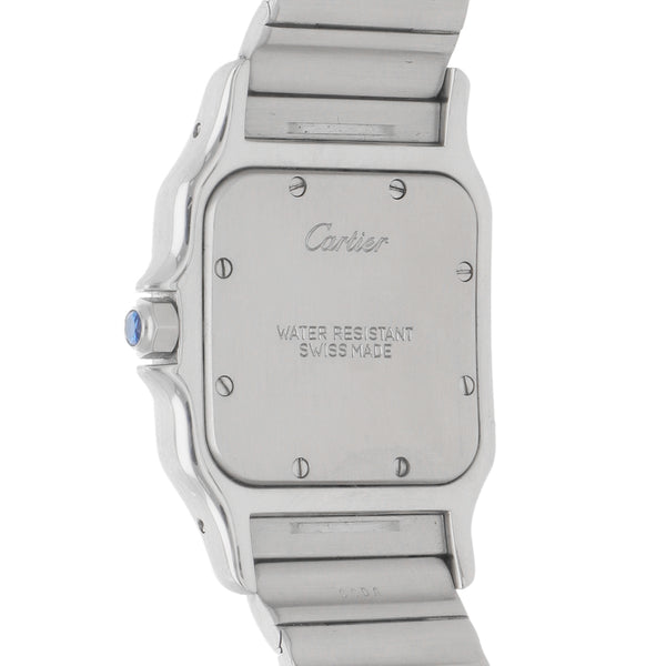 Reloj Cartier para caballero/unisex modelo Santos Galbée vistas en oro amarillo 18 kilates.