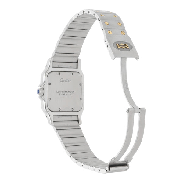 Reloj Cartier para caballero/unisex modelo Santos Galbée vistas en oro amarillo 18 kilates.