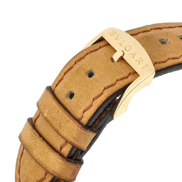 Reloj Bvlgari para caballero modelo Rettangolo caja y broche en oro amarillo 18 kilates.