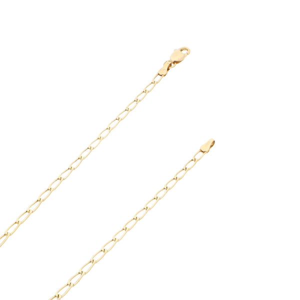Collar eslabón encontrado en oro amarillo 14 kilates.