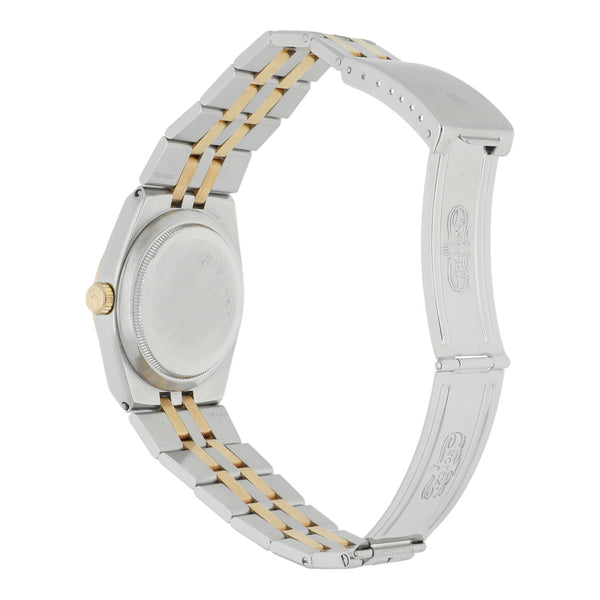 Reloj Rolex para caballero modelo Oyster Perpetual DateJust vistas oro amarillo 18 kilates.