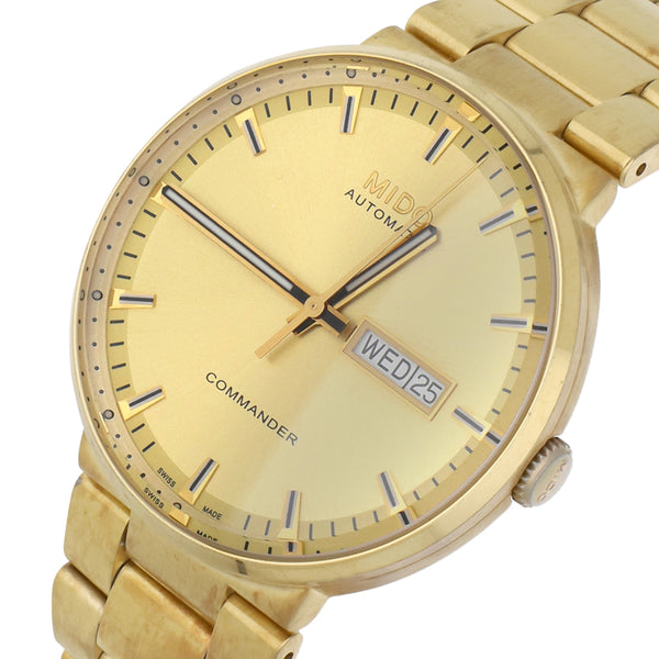 Reloj Mido para caballero modelo Commander Datoday.