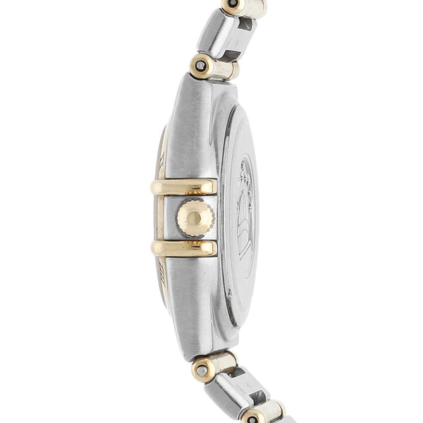 Reloj Omega para dama modelo Constellation vistas en oro amarillo 18 kilates.