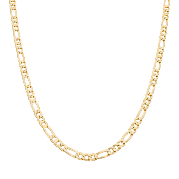 Collar de tres eslabones por uno en oro dos tonos 14 kilates.