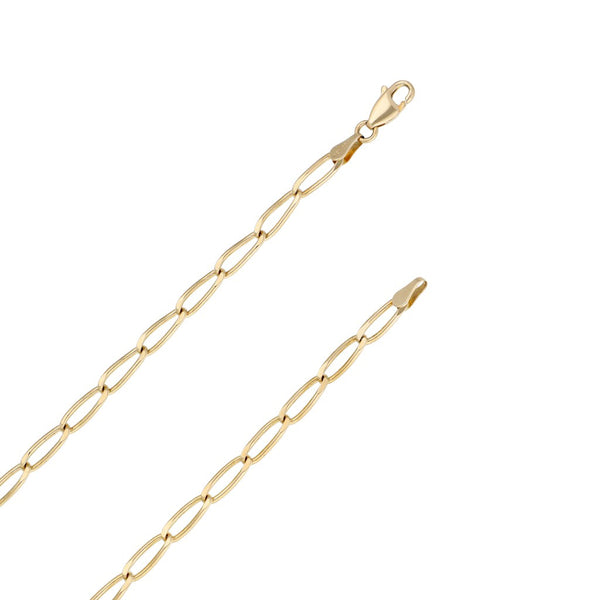 Collar eslabón encontrado en oro amarillo 14 kilates.