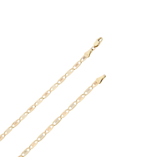 Collar eslabón nudo marino en oro amarillo 14 kilates.