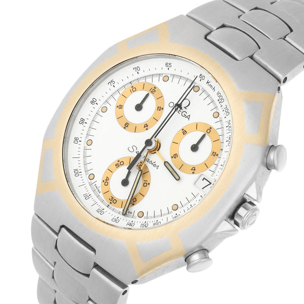 Reloj Omega para caballero modelo Seamaster Polaris vistas en oro amarillo 18 kilates.