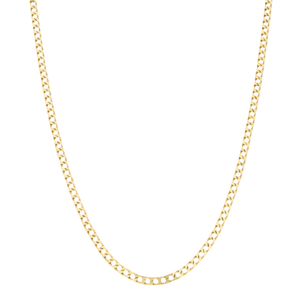 Collar eslabón encontrado en oro amarillo 18 kilates.