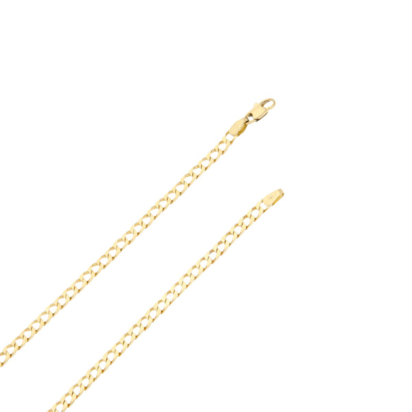 Collar eslabón encontrado en oro amarillo 18 kilates.