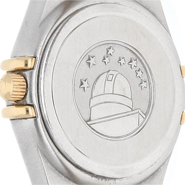 Reloj Omega para dama modelo Constellation vistas en oro amarillo 18 kilates.