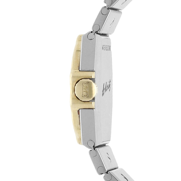 Reloj Chopard para dama modelo St. Moritz vistas en oro amarillo 18 kilates.