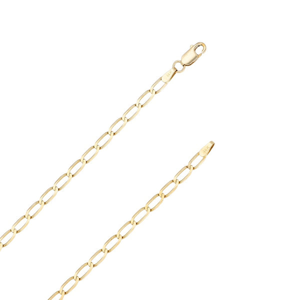 Collar eslabón encontrado en oro amarillo 14 kilates.