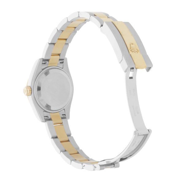 Reloj Rolex para dama Oyster Perpetual DateJust vistas en oro amarillo 18 kilates.