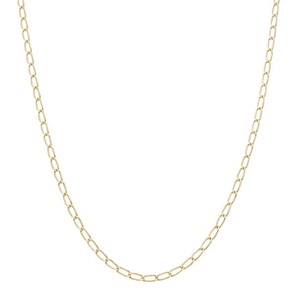 Collar eslabón encontrado en oro amarillo 14 kilates.