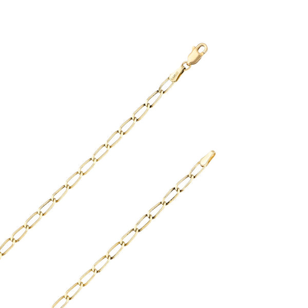 Collar eslabón encontrado en oro amarillo 14 kilates.