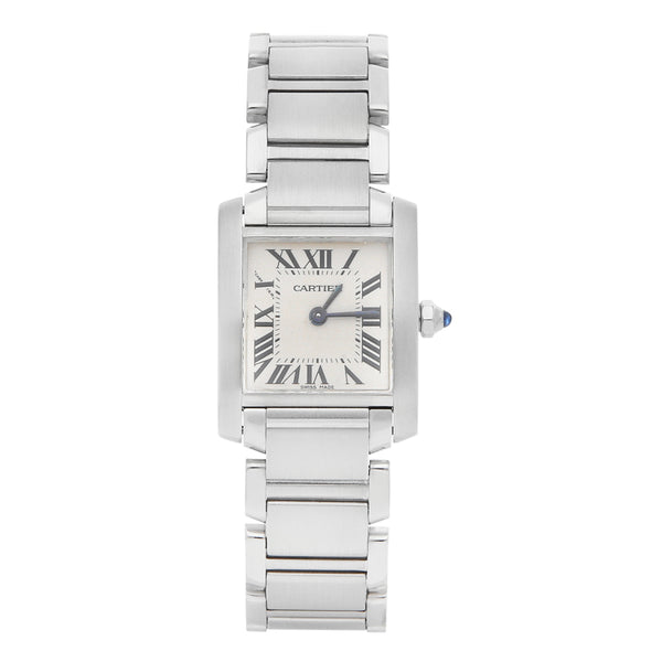 Reloj Cartier para dama modelo Tank Française.