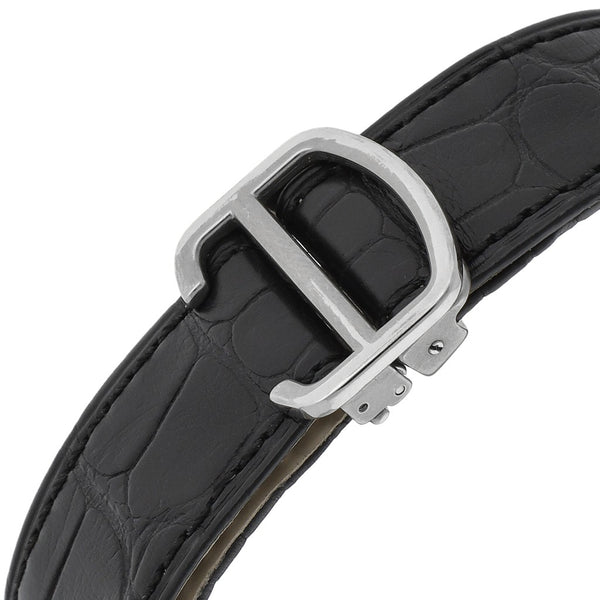 Reloj Cartier para caballero modelo Calibre de Cartier bisel en oro rosa 18 kilates.