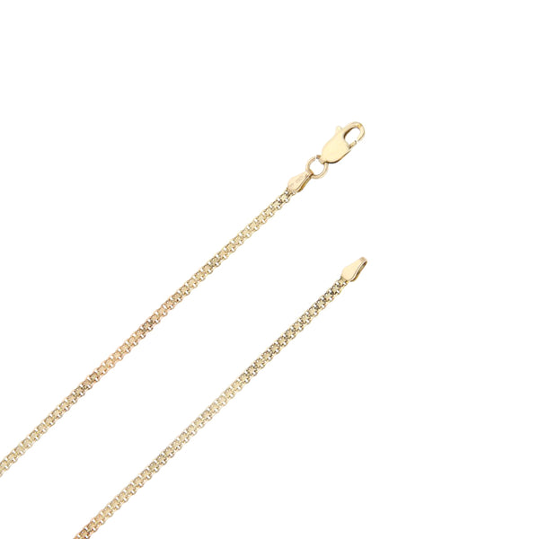 Collar eslabón tejido en oro tres tonos 14 kilates.