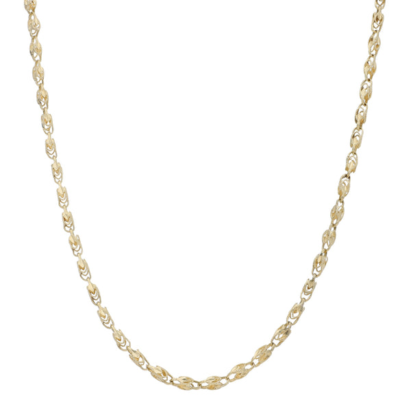 Collar calado en oro amarillo 12 kilates.