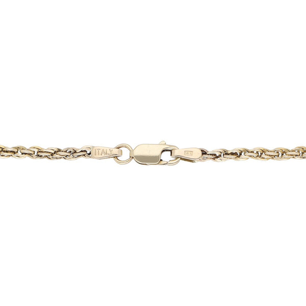 Pulsera eslabón combinado en oro tres tonos 14 kilates.