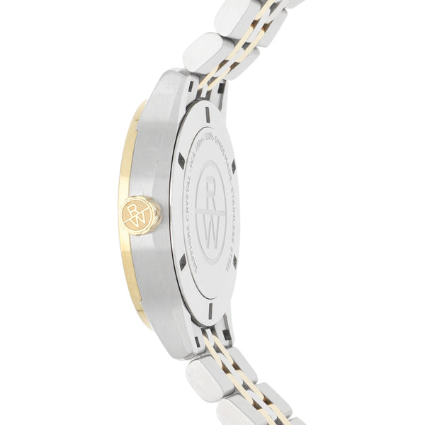 Reloj Raymond Weil para dama en acero chapa.