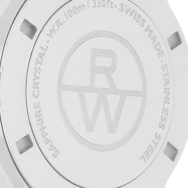 Reloj Raymond Weil para dama en acero chapa.