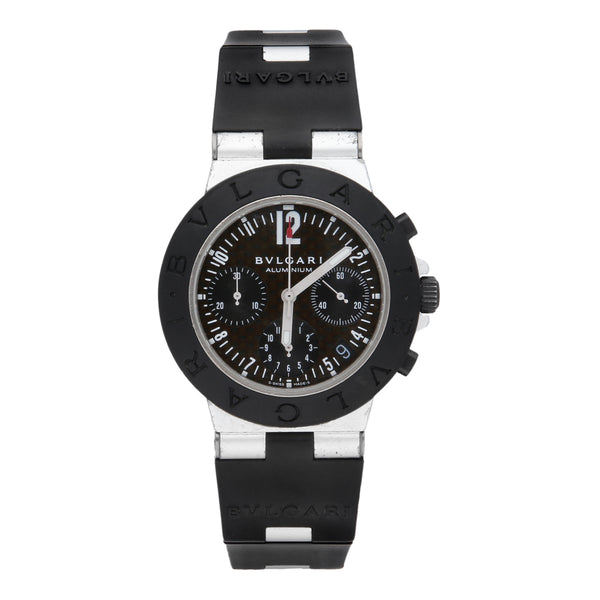 Reloj Bulgari para dama/unisex modelo Diagono Aluminium.