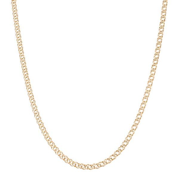 Collar eslabón encontrado en oro amarillo 14 kilates.