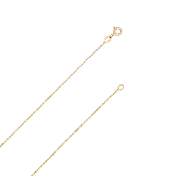 Gargantilla eslabón cruzado y dije diseño especial motivo tortuga en oro amarillo 14 kilates.
