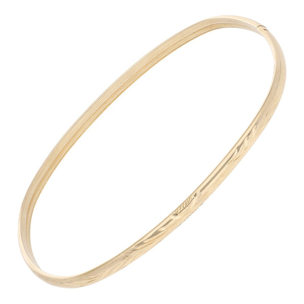 Pulsera de arillo en oro amarillo 14 kilates.