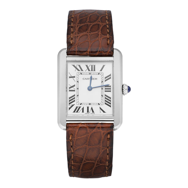 Reloj Cartier para dama modelo Tank Solo.