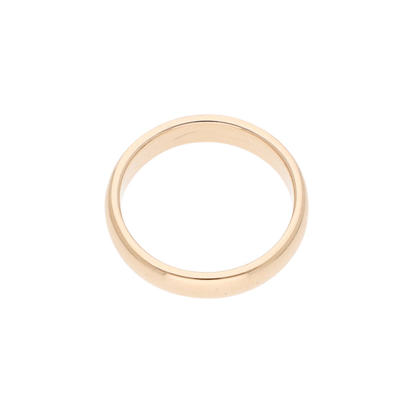 Argolla lisa firma Tiffany & Co. en oro rosa 18 kilates.