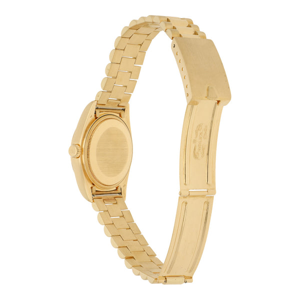 Reloj Rolex para caballero modelo Oyster Perpetual DateJust en oro amarillo 18 kilates.