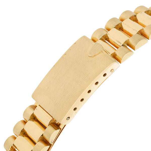 Reloj Rolex para caballero modelo Oyster Perpetual DateJust en oro amarillo 18 kilates.