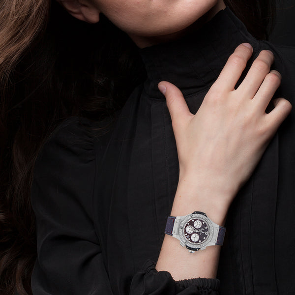 Reloj Hublot para dama modelo Big Bang Jeans.