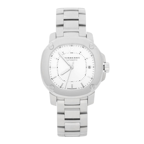 Reloj Burberry para caballero en acero inoxidable.