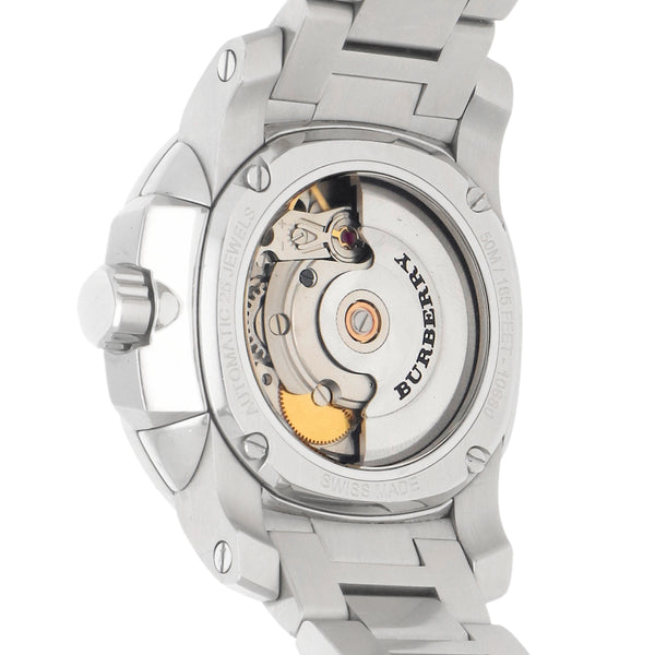 Reloj Burberry para caballero en acero inoxidable.