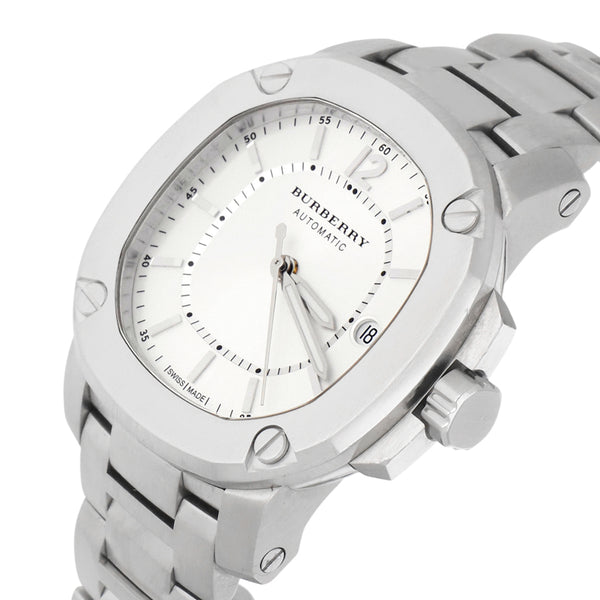 Reloj Burberry para caballero en acero inoxidable.