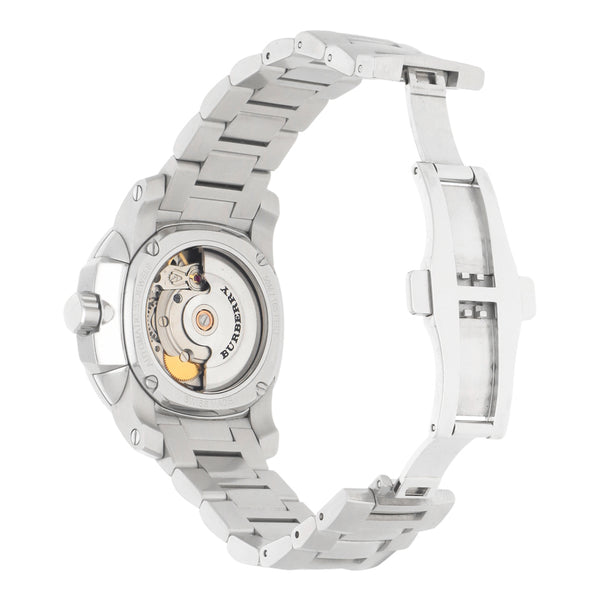 Reloj Burberry para caballero en acero inoxidable.